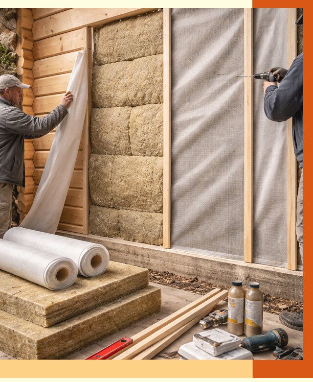 Утепление дома из минибруса в Мончегорске от 4545 руб/м2 — заказать профессионально | ТепломастерМнч